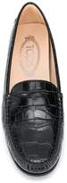 Thumbnail for your product : Tod's crocodile print loafers