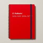 Thumbnail for your product : Delfonics Rollbahn A5 Spiral Notebook, Red Grid
