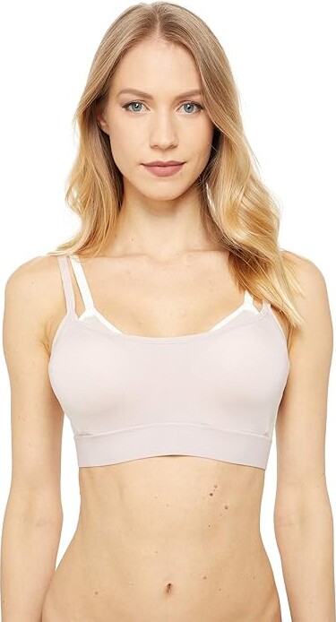 Natori Gravity Contour Underwire Sport Bra Women's Bra Rose Beige/Warm White : 30B, Lycra/Mesh/Polyester