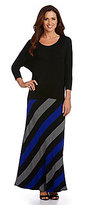 Thumbnail for your product : Joan Vass New York 3/4-Sleeve Cuffed Dolman Top