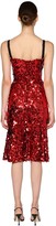 Thumbnail for your product : Dolce & Gabbana Is Love Sequined Midi Dress