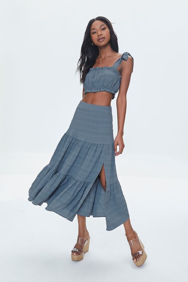 Crop Tops And Long Skirts | Shop the world's largest collection of fashion  | ShopStyle
