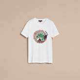 Thumbnail for your product : Burberry Pallas Head Print Cotton T-shirt