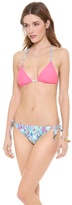 Thumbnail for your product : Ella Moss Savannah Reversible Triangle Bikini Top