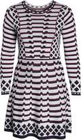 Thumbnail for your product : Eliza J Artwork Jacquard Sweater Dress