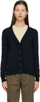 Thumbnail for your product : Maison Margiela Navy Fitted Classic Cardigan