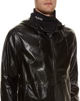 Thumbnail for your product : Valentino Hooded Leather Jacket