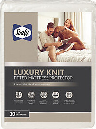 Sealy Luxury Knit Mattress Protector-Queen