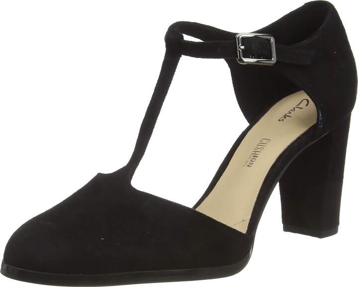 clarks pumps suede