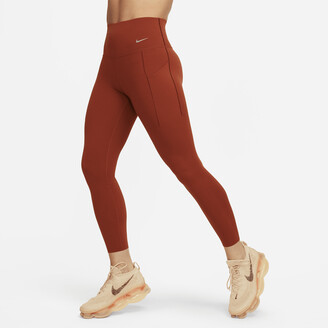 Nike Yoga Luxe Layered 7/8 Tight - Rugged-Orange-Light-Sienna – Carbon38