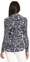 Thumbnail for your product : Jones New York Collection JONES NEW YORK Printed Button-Down Blouse