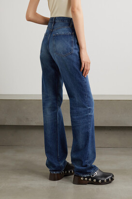 Frame Le Jane High-rise Straight-leg Jeans - Blue