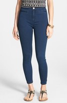 Thumbnail for your product : Fire High Waist Skinny Jeans (Medium Wash) (Juniors)