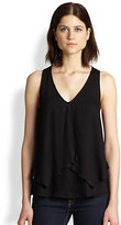 Thumbnail for your product : Ella Moss Stella Draped-Tier Tank