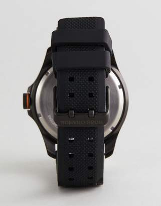 BOSS ORANGE By Hugo Boss 1550032 Honolulu Silicone Watch In Black
