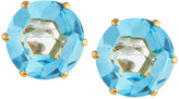 Thumbnail for your product : Ippolita Gemma 18k Round Blue Topaz Stud Earrings