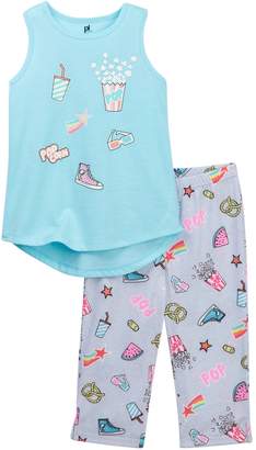 Petit Lem Pop Star Tank Pajama Set (Big Girls)