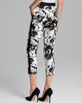 Thumbnail for your product : Adrianna Papell Tropical Print Cropped Pants