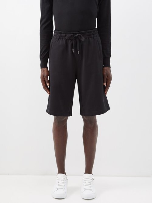 Save 48% Dolce & Gabbana Cotton Dcole & Gabbana Mans Red Jersey Bermuda Shorts With Logo for Men Mens Clothing Shorts Bermuda shorts 