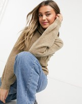 Thumbnail for your product : Object roll neck jumper in beige