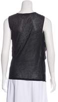 Thumbnail for your product : Nina Ricci Ruffle-Trimmed Sleeveless Top