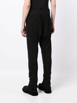 Thumbnail for your product : Masnada Drawstring-Waist Cotton-Blend Trousers