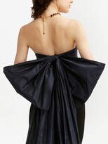 Thumbnail for your product : Oscar de la Renta Bow-Embellished Midi Dress