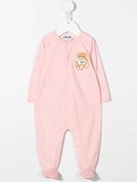 Thumbnail for your product : MOSCHINO BAMBINO Teddy Bear-Print Cotton Pajamas