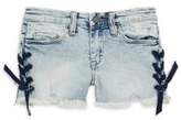 Thumbnail for your product : Blank NYC Girl's Lace-Up Denim Shorts