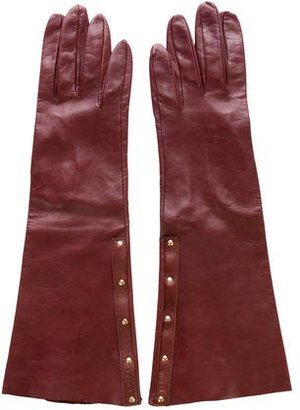Gucci Long Leather Gloves