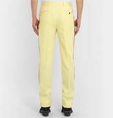 Thumbnail for your product : Calvin Klein Striped Virgin Wool-Gabardine Trousers