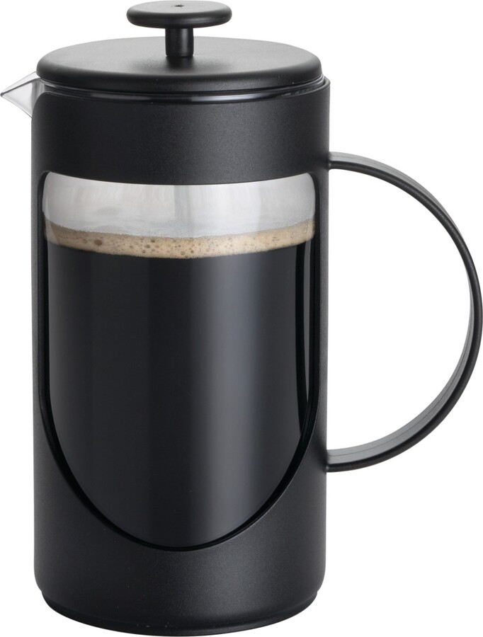 Bonjour Coffee 8-Cup Chevron French Press Stainless Steel