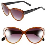 Thumbnail for your product : Elie Tahari 57mm Cat Eye Sunglasses
