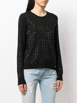Thumbnail for your product : Liu Jo studded fine knit sweater