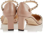 Thumbnail for your product : Jimmy Choo LEEMA 65 Ballet Pink Shiny Leather Pumps with Lockett Studs
