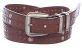 Thumbnail for your product : Versace Studded Leather Belt