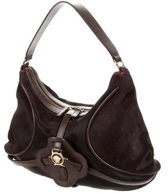 Versace Ponyhair Shoulder Bag