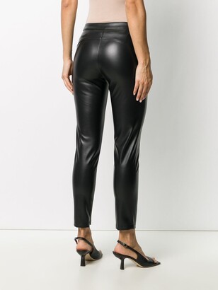 Liu Jo Faux Leather Skinny-Fit Trousers