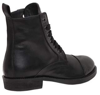 Ann Demeulemeester 20mm Leather Combat Boots