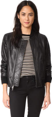 Vince Leather Bomber