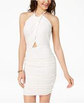 Thumbnail for your product : Material Girl Juniors' Cutout Ruched Bodycon Dress, Created for Macy's