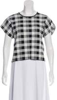 Thumbnail for your product : Theory Seblyn Gingham Top w/ Tags