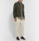 Thumbnail for your product : Brunello Cucinelli Sea Island Cotton And Cashmere-Blend Corduroy Trucker Jacket