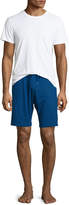 Thumbnail for your product : Derek Rose Jersey Drawstring Lounge Shorts, Blue