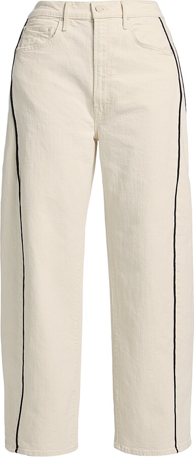 Mother Women's Half-Piped Ankle Twill Jeans - Act Natural - Size 24