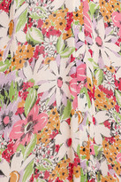 Thumbnail for your product : By Ti Mo Pussy-bow Floral-print Fil Coupe Maxi Dress