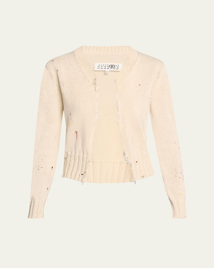 MM6 MAISON MARGIELA Distressed Cardigan