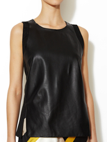 Thumbnail for your product : ICB Noir Leather Top