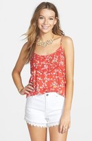 Thumbnail for your product : CELEBRITY PINK Crochet Trim High Waist Shorts (Juniors)