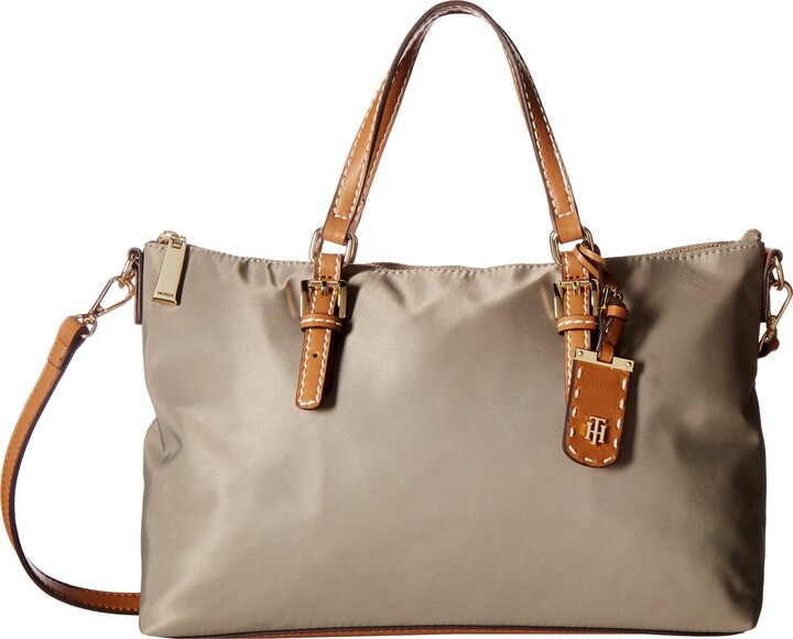 Tommy Hilfiger Beige Handbags | ShopStyle